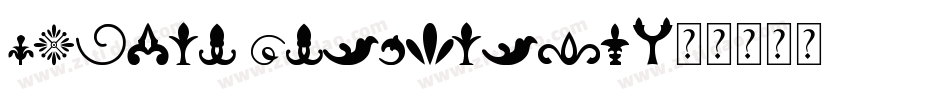 Flower Ornaments字体转换